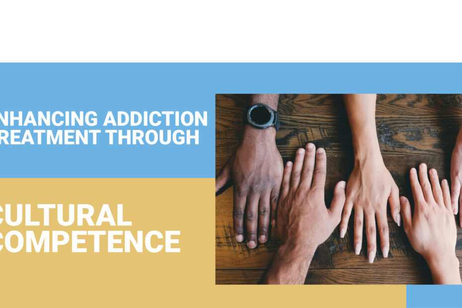 Cultural competence in addiction treatment: Diverse hands together, symbolizing inclusive and effective care for all backgrounds.