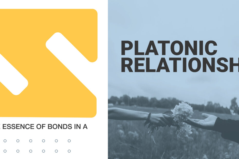 Platonic Relationship: Hands exchanging flowers, illustrating the essence of deep bonds and non-romantic connections.