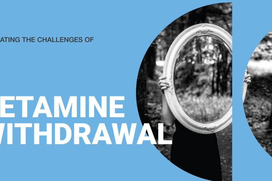 Ketamine withdrawal challenges: Person holds frame showing nature, concept for ketamine addiction recovery and treatment.