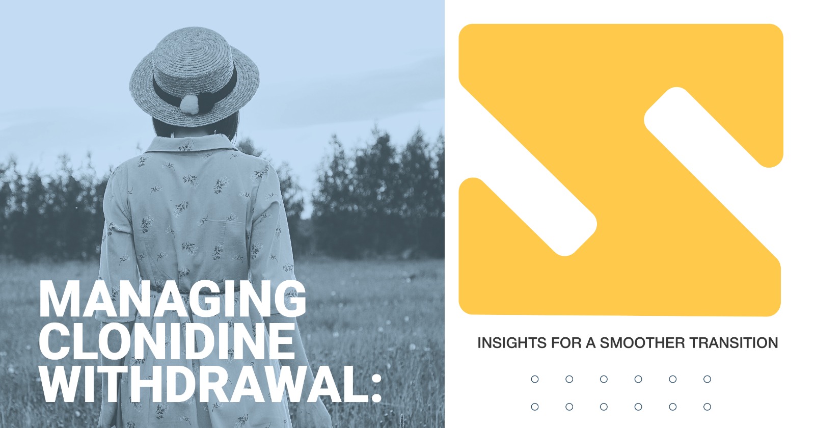 Managing Clonidine Withdrawal: Woman in hat outdoors, promoting insights for a smoother transition, focus on clonidine management.